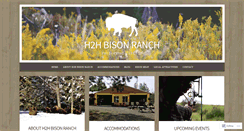 Desktop Screenshot of h2hbisonranch.com